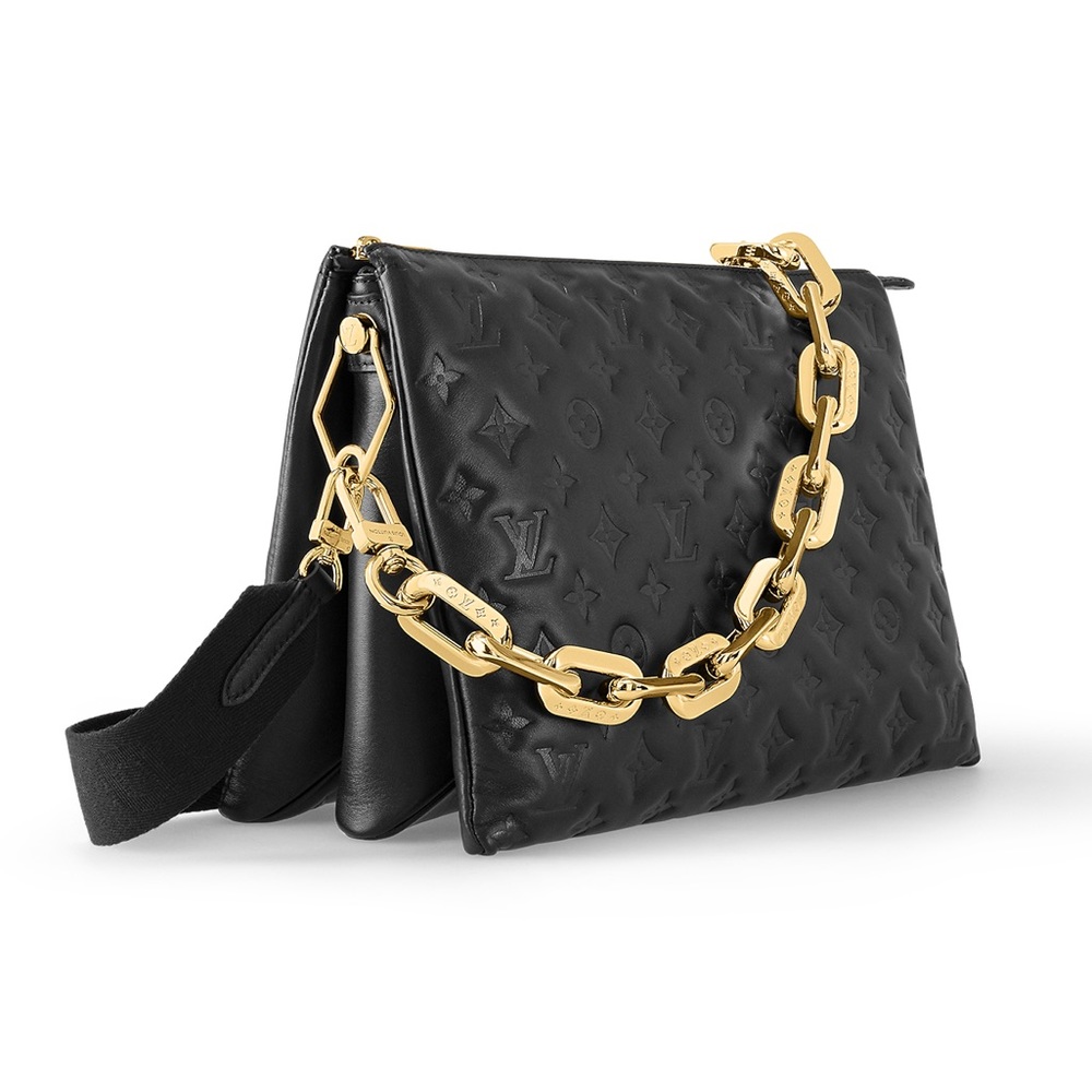 Louis Vuitton Coussin PM M20531 Black without Ribbon 100% Authentic
